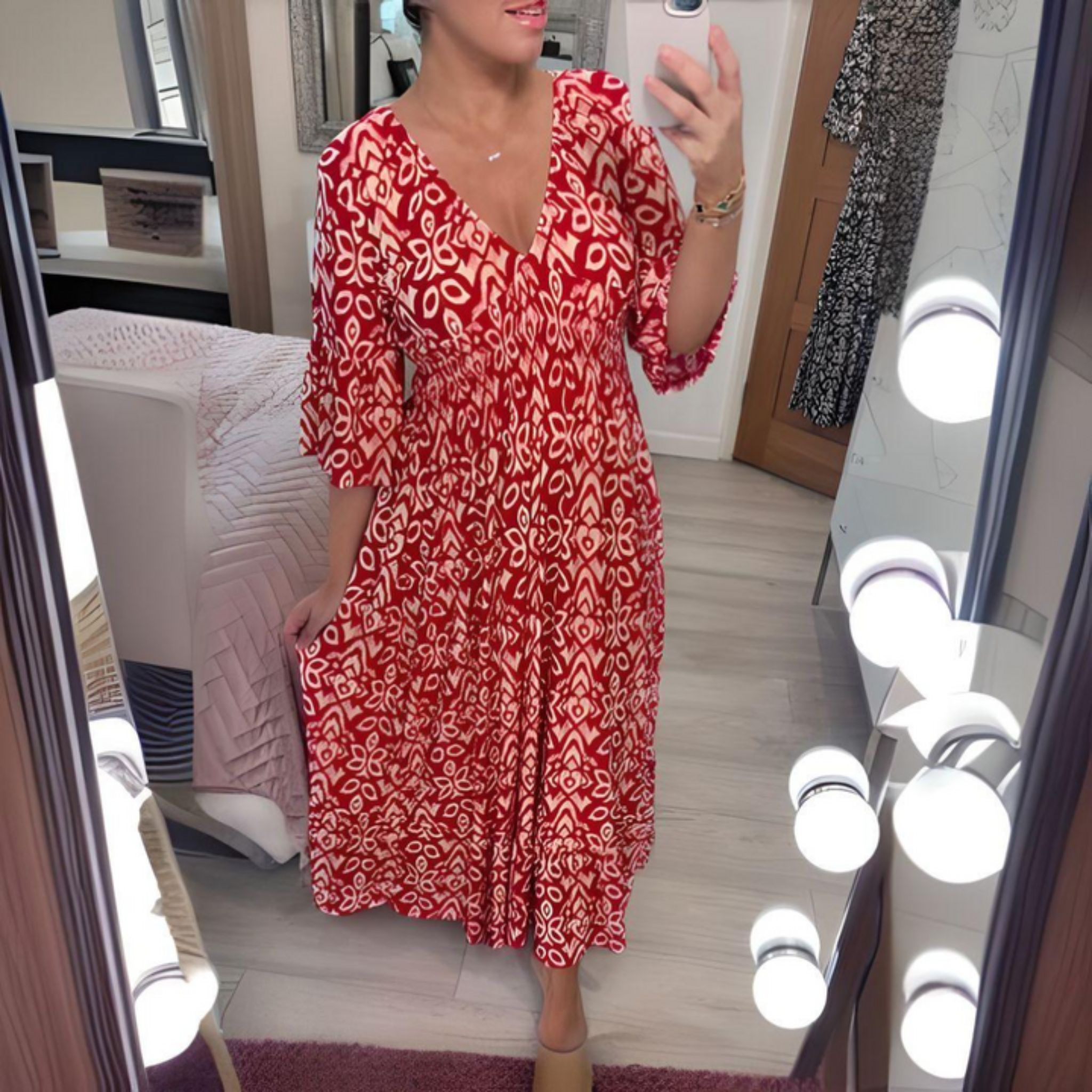 JULIA SOMMARKLÄNNING DAM - LÄTT OCH FLATTERANDE