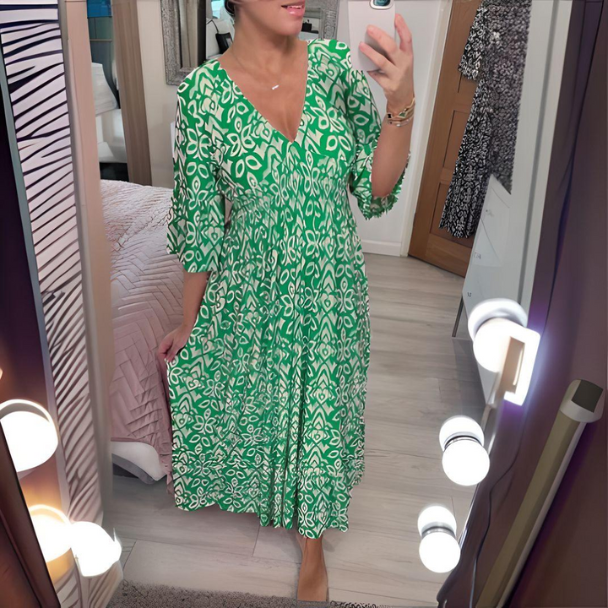 JULIA SOMMARKLÄNNING DAM - LÄTT OCH FLATTERANDE