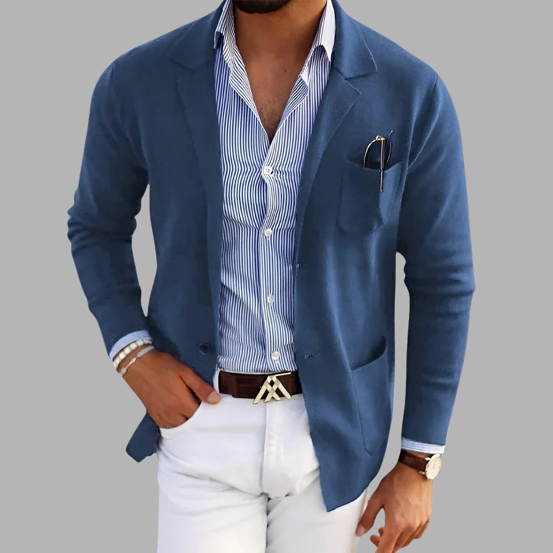 Urban | Lätt stickning blazer för elegans och komfort
