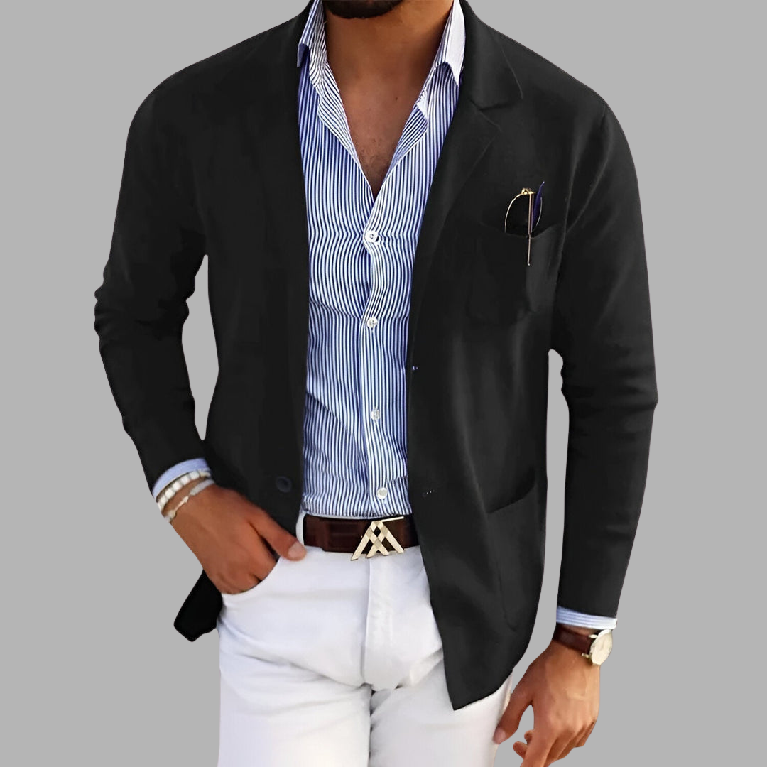 Urban | Lätt stickning blazer för elegans och komfort